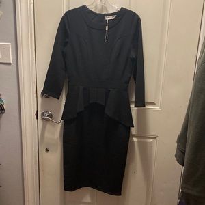 Long sleeve black dress by MUXXIN.  size medium